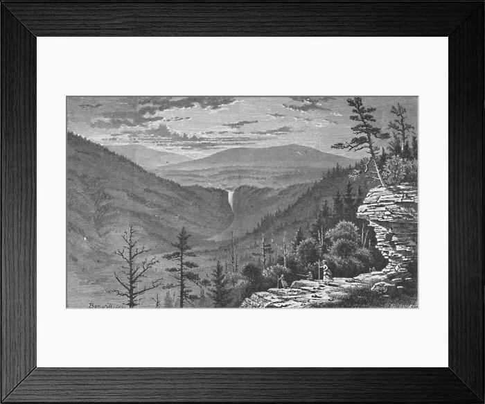 Framed Print : Sunset Rock, Catskill Mountains, 1883. Artist: Charles E. H Bonwill Framed Print : Sunset Rock, Catskill Mountains, 1883. Artist: Charles E. H Bonwill