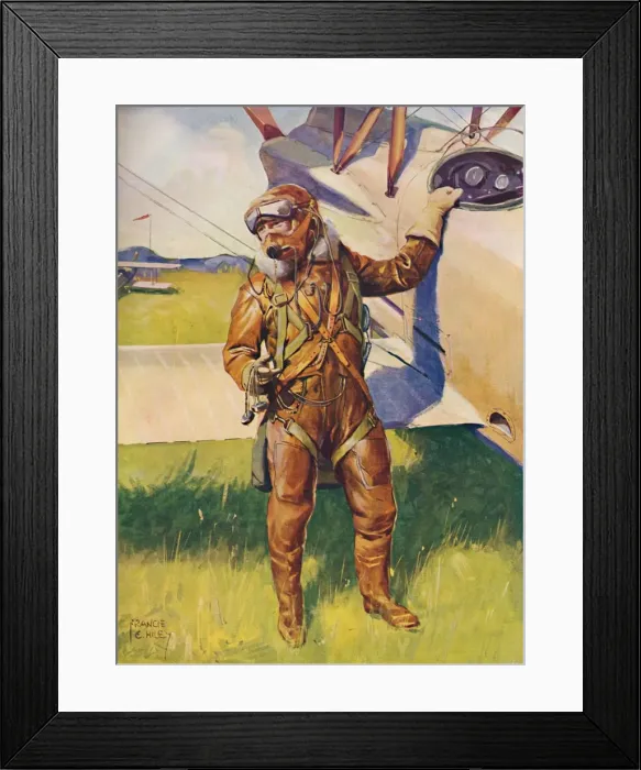 Framed Print : Ready for a High-Altitude Flight, 1927 Framed Print : Ready for a High-Altitude Flight, 1927