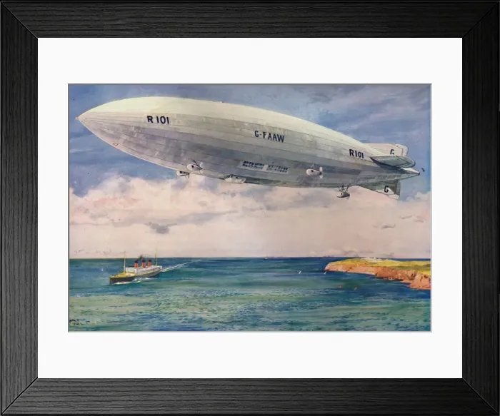 Framed Print : The Ill-Fated R101, 1927 Framed Print : The Ill-Fated R101, 1927
