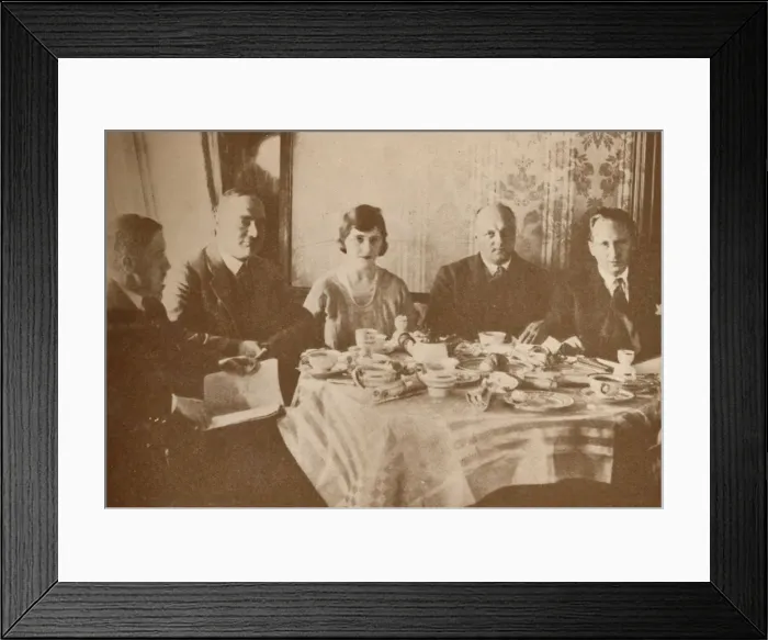 Framed Print : A Meal Aboard the Graf Zeppelin While Flying over the Atlantic, 1927 Framed Print : A Meal Aboard the Graf Zeppelin While Flying over the Atlantic, 1927