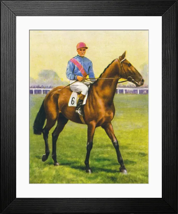 Framed Print : Cave Man, Jockey: C. Richards, 1939 Framed Print : Cave Man, Jockey: C. Richards, 1939