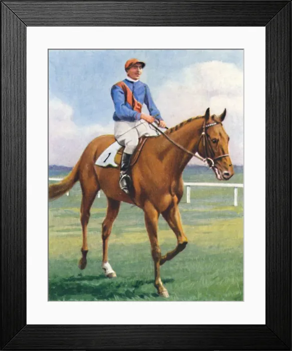 Framed Print : Panorama, Jockey: P. Beasley, 1939 Framed Print : Panorama, Jockey: P. Beasley, 1939