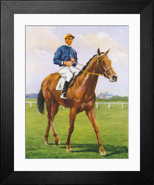 Framed Print : Prometheus, Jockey: W. Rickaby, 1939 Framed Print : Prometheus, Jockey: W. Rickaby, 1939
