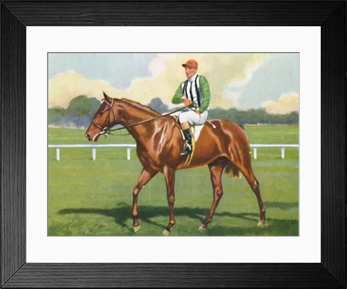 Framed Print : Carlisle, Jockey: B. Carslake, 1939 Framed Print : Carlisle, Jockey: B. Carslake, 1939