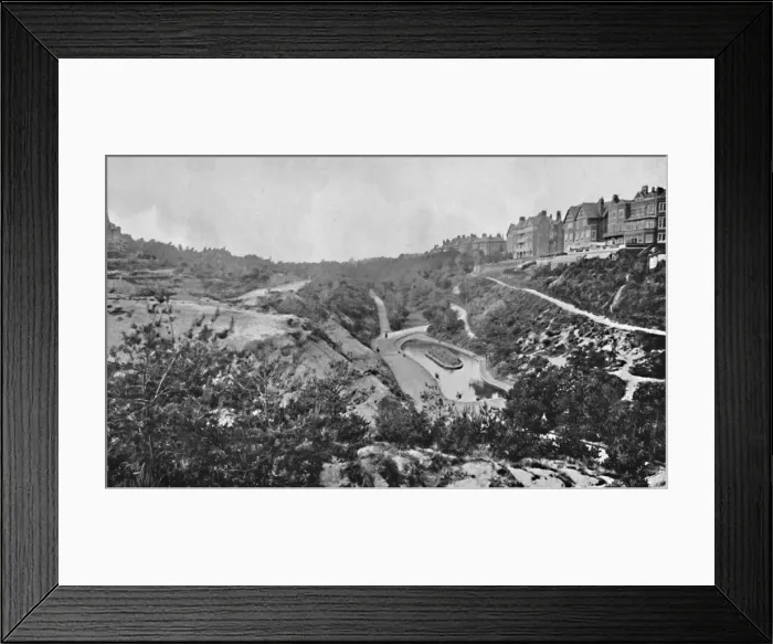 Framed Print : Boscombe Chine, c1910 Framed Print : Boscombe Chine, c1910