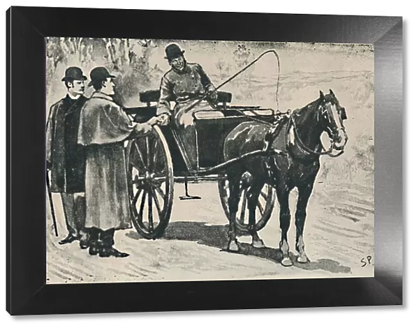 We Got Off, Paid Our Fare. 1892. Artist: Sidney E Paget