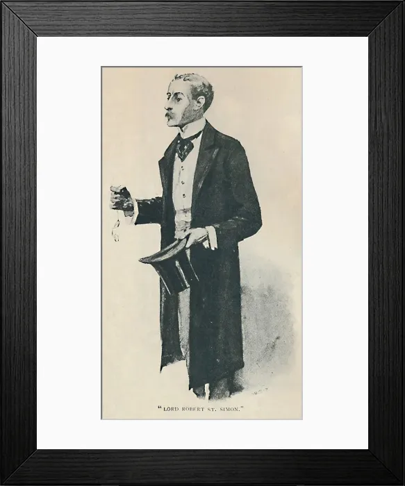 Framed Print : Lord Robert St. Simon, 1892. Artist: Sidney E Paget Framed Print : Lord Robert St. Simon, 1892. Artist: Sidney E Paget