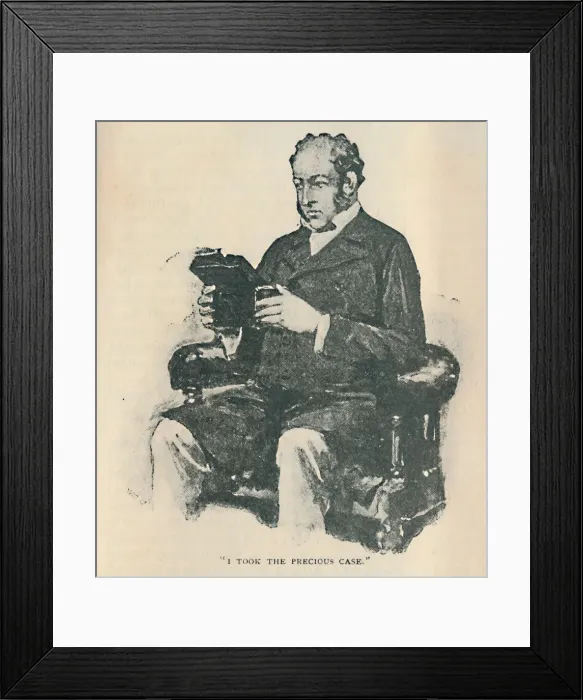 Framed Print : I Took The Precious Case, 1892. Artist: Sidney E Paget Framed Print : I Took The Precious Case, 1892. Artist: Sidney E Paget