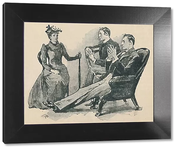 Holmes Shook His Head Gravely, 1892. Artist: Sidney E Paget