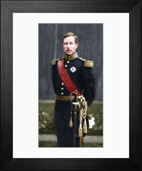 Framed Print : Albert I (1875-1934), King of the Belgians from 1909, in military uniform Framed Print : Albert I (1875-1934), King of the Belgians from 1909, in military uniform