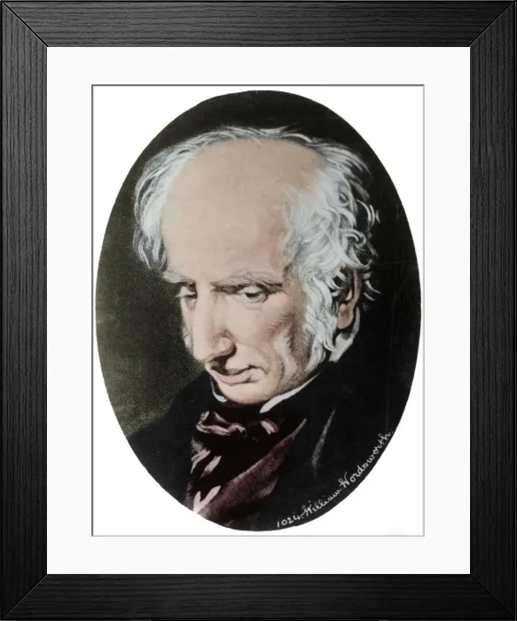 Framed Print : William Wordsworth, English poet Framed Print : William Wordsworth, English poet