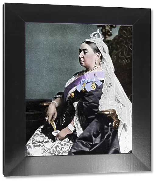 Queen Victoria in ceremonial robes at her Golden Jubilee, 1887 (1951)