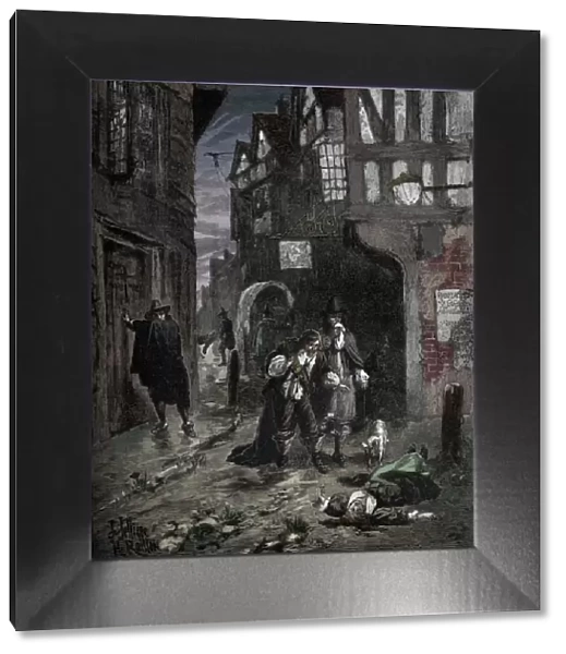 The Great Plague: scenes in the streets of London, 1665-1666 (1905)