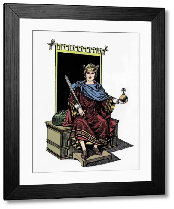 Framed Print : William I, 11th century, c1925. Artist: Herbert Norris Framed Print : William I, 11th century, c1925. Artist: Herbert Norris