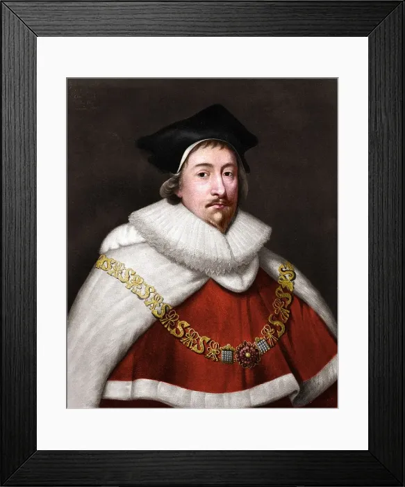 Framed Print : Sir Edward Coke, c16th century, (1904). Artist: Cornelius Janssen van Ceulen Framed Print : Sir Edward Coke, c16th century, (1904). Artist: Cornelius Janssen van Ceulen
