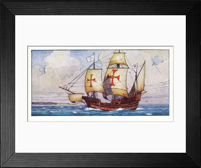 Framed Print : Columbuss Santa Maria, 1937 Framed Print : Columbuss Santa Maria, 1937