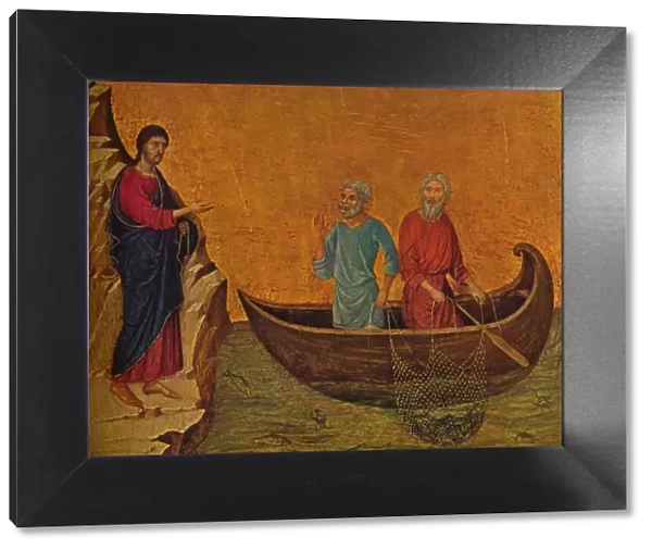 The Calling of the Apostles Peter and Andrew, 1308-1311. Artist: Duccio di Buoninsegna