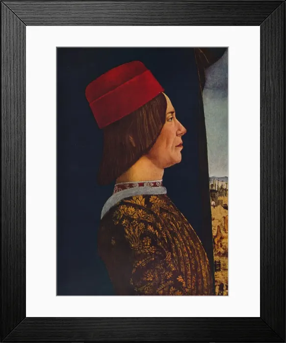 Framed Print : Giovanni II Bentivoglio, 1474-1477. Artist: Ercole de Roberti Framed Print : Giovanni II Bentivoglio, 1474-1477. Artist: Ercole de Roberti