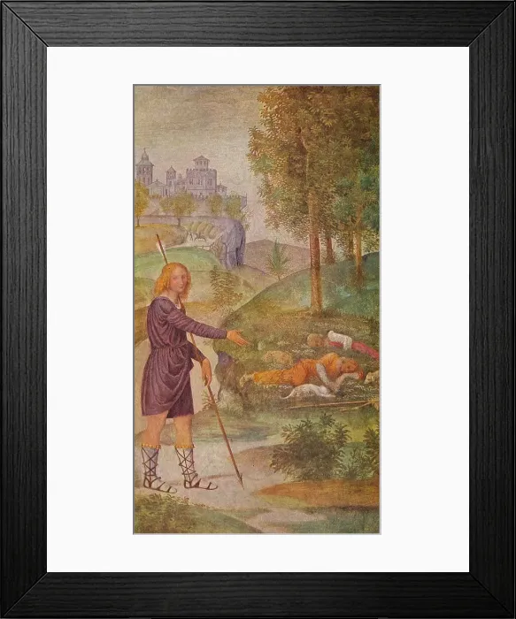 Framed Print : The Illusion of Cephalus, 1520-1522. Artist: Bernardino Luini Framed Print : The Illusion of Cephalus, 1520-1522. Artist: Bernardino Luini