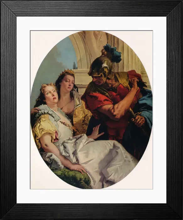 Framed Print : Scene from Ancient History, c1750. Artist: Giovanni Battista Tiepolo Framed Print : Scene from Ancient History, c1750. Artist: Giovanni Battista Tiepolo