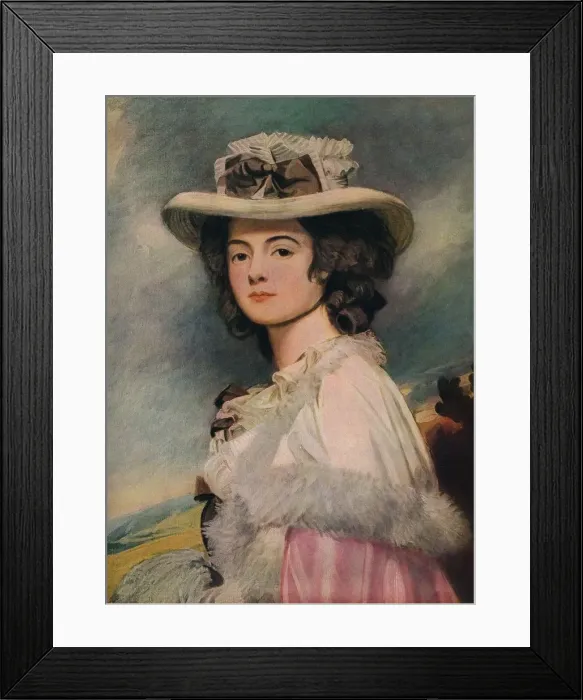 Framed Print : Mrs. Davies Davenport, 1782-1784. Artist: George Romney Framed Print : Mrs. Davies Davenport, 1782-1784. Artist: George Romney