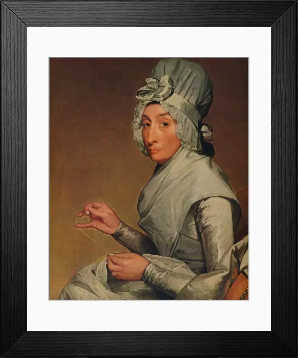 Framed Print : Catherine Brass Yates (Mrs. Richard Yates), 1793-1794. Artist: Gilbert Charles Stuart Framed Print : Catherine Brass Yates (Mrs. Richard Yates), 1793-1794. Artist: Gilbert Charles Stuart