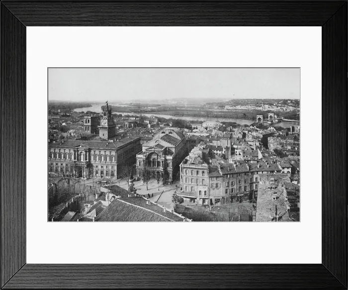 Framed Print : Avignon - General View Taken From St. Laurent Tower, c1925 Framed Print : Avignon - General View Taken From St. Laurent Tower, c1925