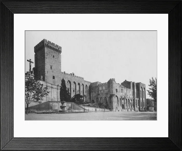 Framed Print : Avignon - Popes Palace, c1925 Framed Print : Avignon - Popes Palace, c1925