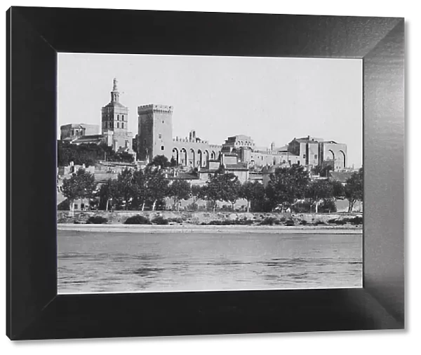 Avignon. - The Rhone and Popes Palace, c1925