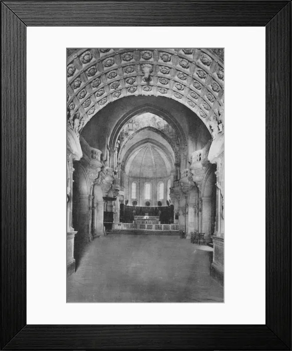 Framed Print : Cathedrale D Avignon. - Cathedral Inside, c1925 Framed Print : Cathedrale D Avignon. - Cathedral Inside, c1925