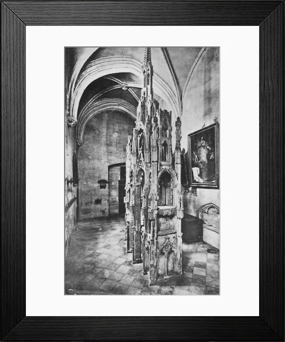 Framed Print : Interior Tomb of the Pope Jean XXII, c1925 Framed Print : Interior Tomb of the Pope Jean XXII, c1925