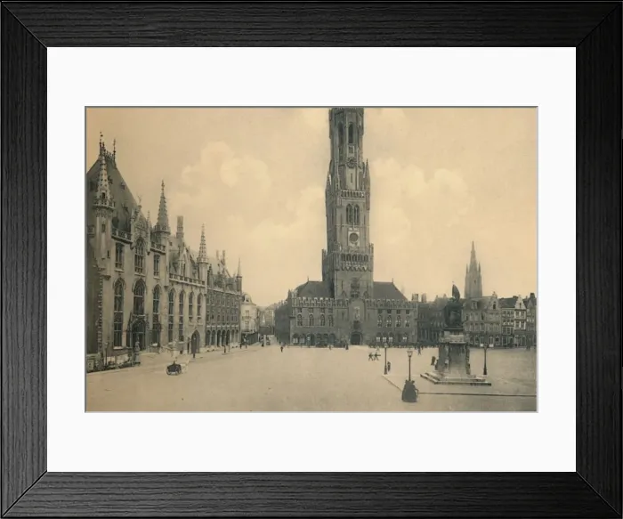 Framed Print : Market Place, c1910 Framed Print : Market Place, c1910