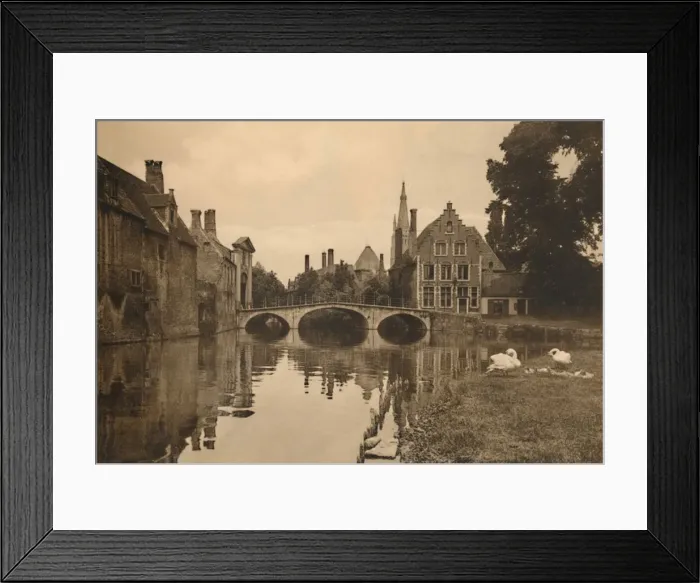 Framed Print : Beguinage, c1928 Framed Print : Beguinage, c1928