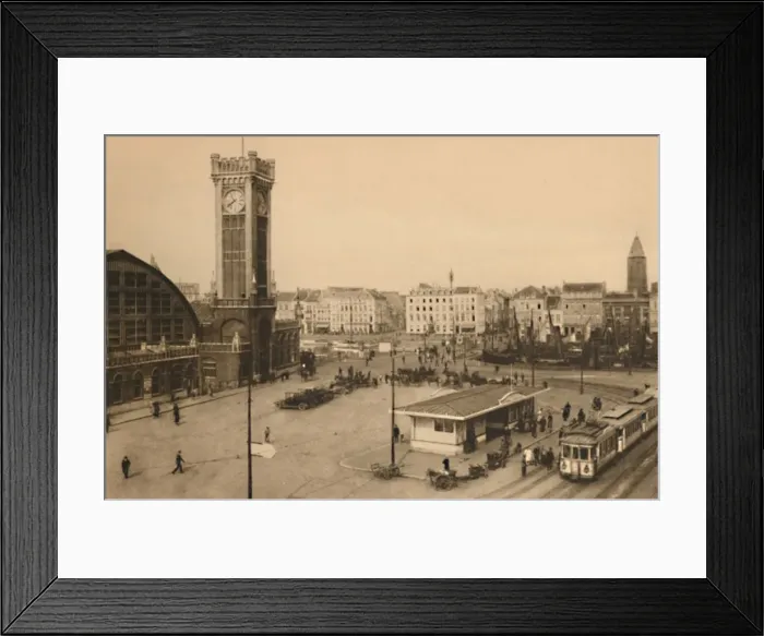 Framed Print : Station Place, c1928 Framed Print : Station Place, c1928