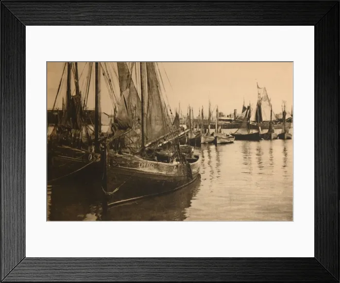 Framed Print : Fishers-Boats, c1928 Framed Print : Fishers-Boats, c1928