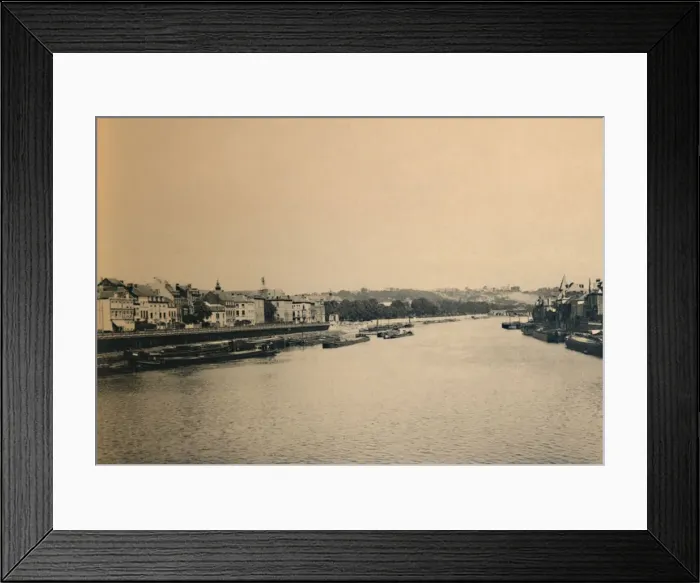 Framed Print : La Meuse, c1900 Framed Print : La Meuse, c1900