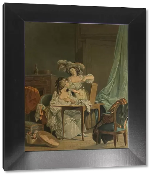 La Comparaison, (Comparison), 1786, (1913). Artist: Jean Francois Janinet