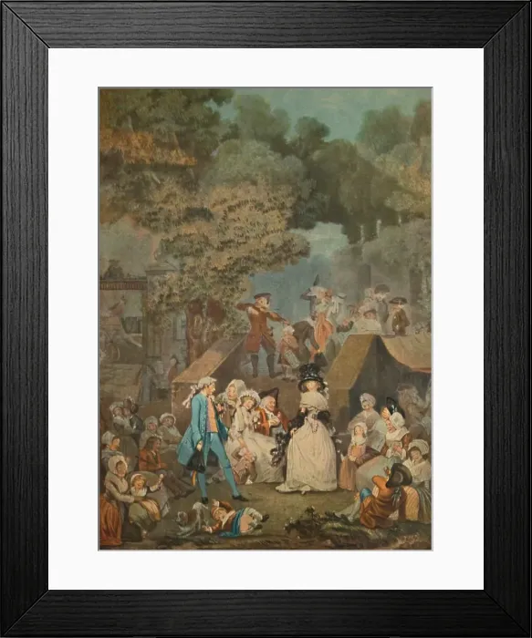 Framed Print : La Noce Au Chateau, (Wedding in the Chateau), 1789, (1913). Artist: Philibert Louis Debucourt Framed Print : La Noce Au Chateau, (Wedding in the Chateau), 1789, (1913). Artist: Philibert Louis Debucourt