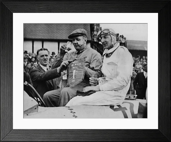 Framed Print : John Cobb and T. E. Rose-Richards, c1935, (1937) Framed Print : John Cobb and T. E. Rose-Richards, c1935, (1937)