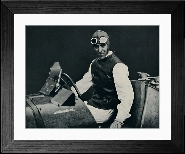 Framed Print : Nuvolari, 1937 Framed Print : Nuvolari, 1937