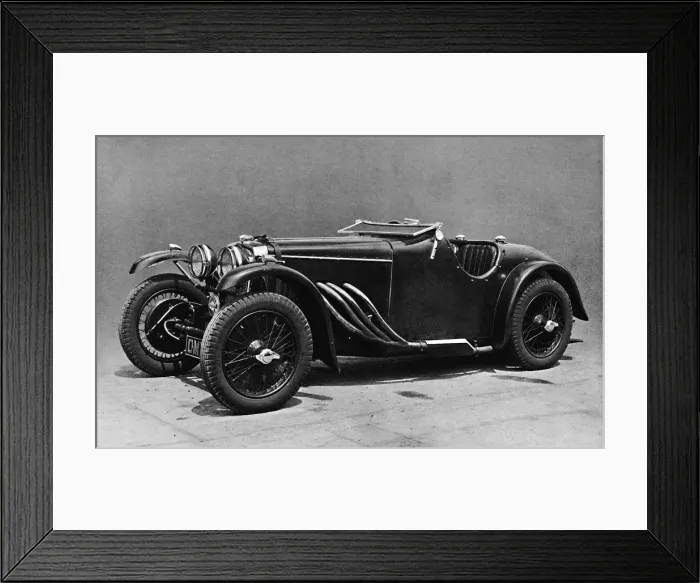 Framed Print : Frazer Nash Racing Car, 1937
