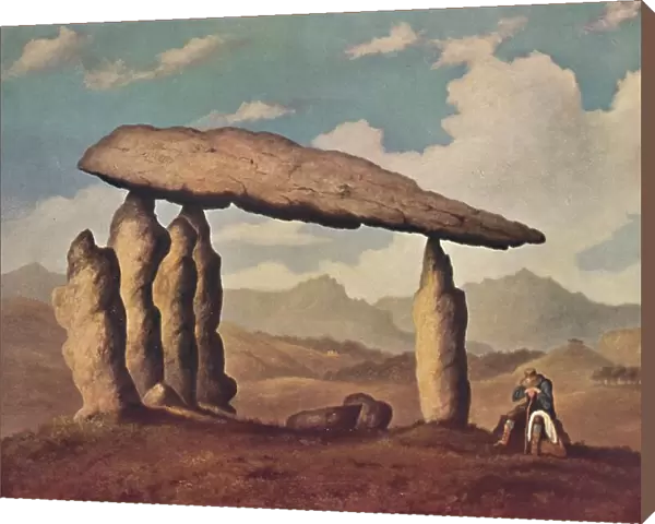 Megalithic Tomb at Pentre Ifan, Pembrokeshire, 1835, (1946). Artist: Richard Tongue