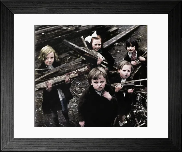 Framed Print : Firewood, 1941. Artist: Cecil Beaton Framed Print : Firewood, 1941. Artist: Cecil Beaton