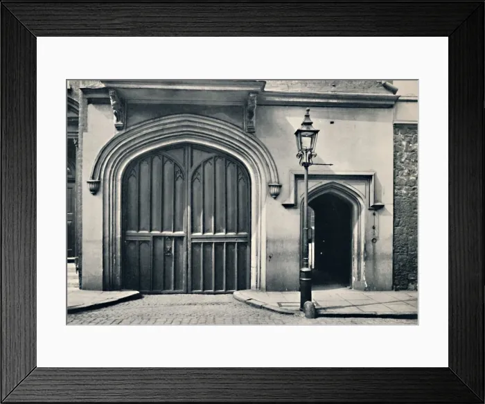 Framed Print : Charterhouse. Exterior of Entrance Gateway, 1925 Framed Print : Charterhouse. Exterior of Entrance Gateway, 1925