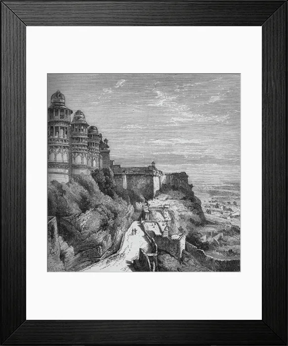 Framed Print : Gwalior, c1880 Framed Print : Gwalior, c1880