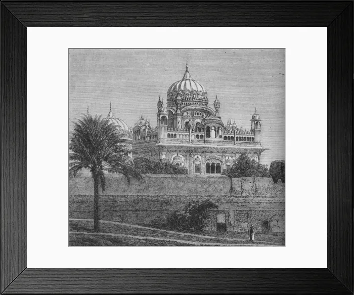 Framed Print : Lahore, c1880 Framed Print : Lahore, c1880