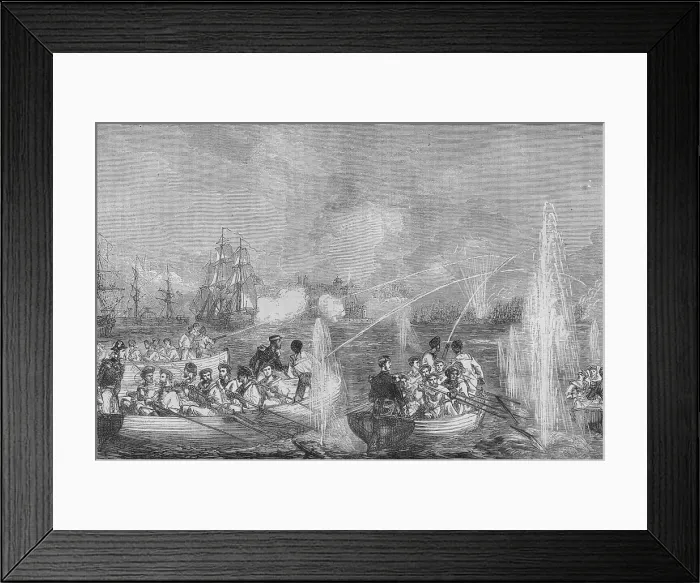 Framed Print : Bombardment of Odessa, c1880 Framed Print : Bombardment of Odessa, c1880