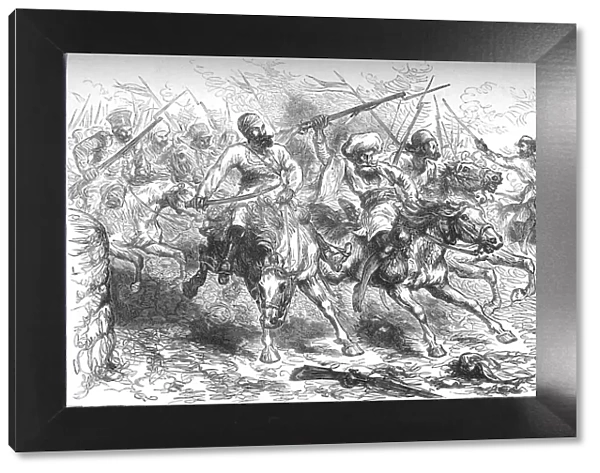 Mutineers Advancing on Delhi, c1880