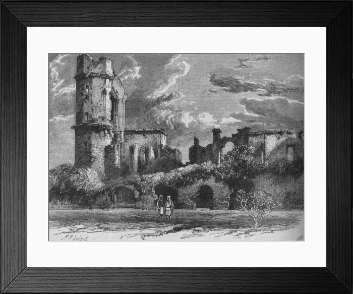 Framed Print : Ruins of the Residency at Lucknow, c1880. Artist: Richard Principal Leitch Framed Print : Ruins of the Residency at Lucknow, c1880. Artist: Richard Principal Leitch