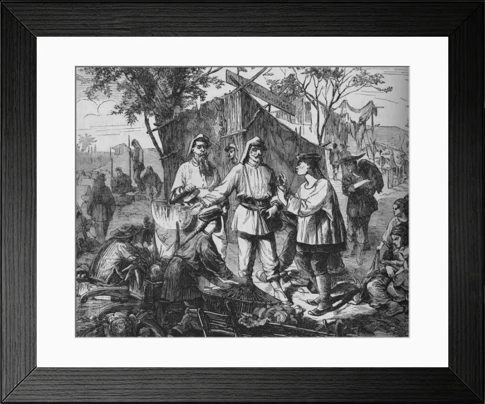 Framed Print : Chinese Dealers in the Camp of the Allies, c1880 Framed Print : Chinese Dealers in the Camp of the Allies, c1880